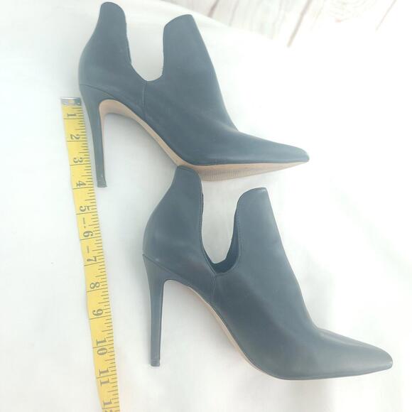 Aldo Black Double Arch Pump Exposed Ankle Size 7 Bootie - Picture 8 of 9
